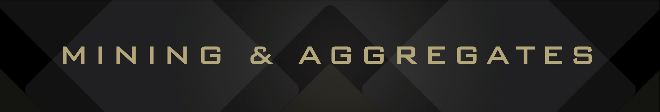 Mining and Aggregates Page Banner